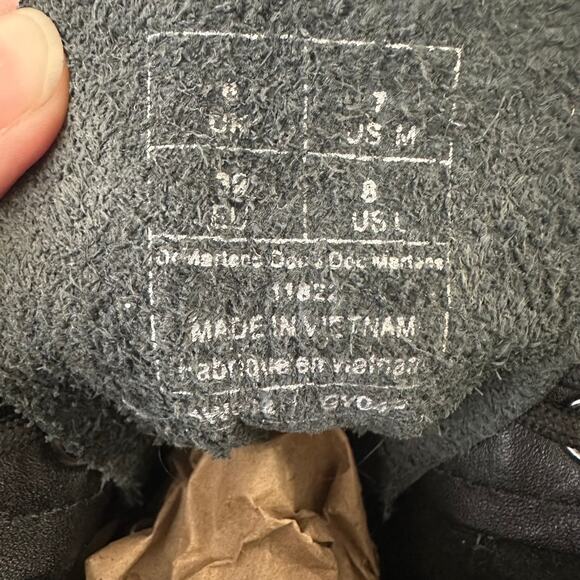 Dr. Martens Original 1460 SOFTY T Leather Boots Black size W8 or M7 - Picture 12 of 13